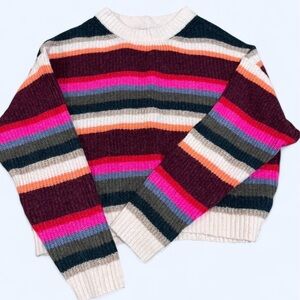 American Eagle Outfitters Colorful Striped Sweater